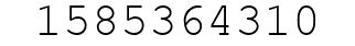 Number 1585364310.