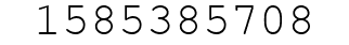 Number 1585385708.