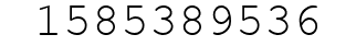 Number 1585389536.