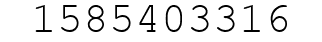 Number 1585403316.