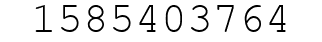 Number 1585403764.