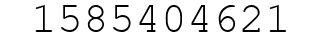 Number 1585404621.