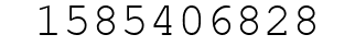 Number 1585406828.