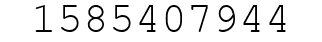 Number 1585407944.
