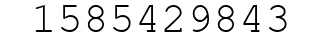 Number 1585429843.