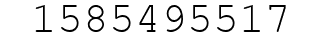 Number 1585495517.