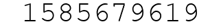 Number 1585679619.