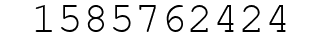 Number 1585762424.