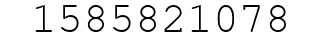 Number 1585821078.
