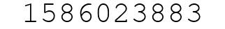 Number 1586023883.