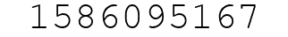 Number 1586095167.