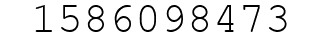 Number 1586098473.