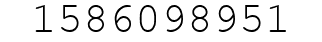 Number 1586098951.