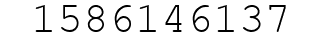 Number 1586146137.