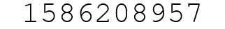 Number 1586208957.