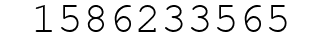 Number 1586233565.