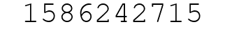 Number 1586242715.