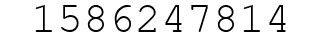 Number 1586247814.