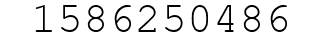 Number 1586250486.