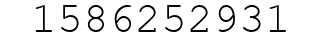 Number 1586252931.