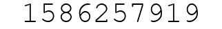 Number 1586257919.