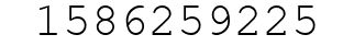 Number 1586259225.