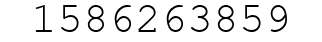 Number 1586263859.