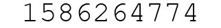 Number 1586264774.