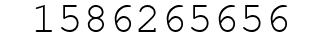 Number 1586265656.