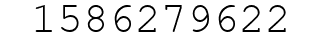 Number 1586279622.