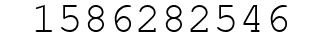 Number 1586282546.