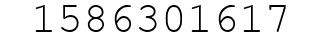Number 1586301617.