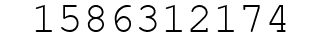 Number 1586312174.