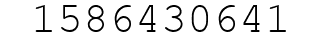 Number 1586430641.