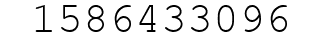 Number 1586433096.