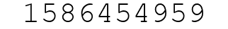 Number 1586454959.