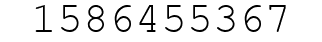 Number 1586455367.