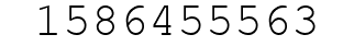 Number 1586455563.