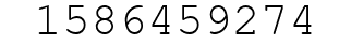 Number 1586459274.