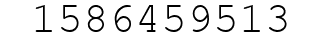 Number 1586459513.