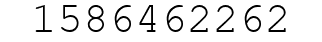 Number 1586462262.