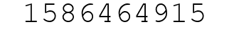 Number 1586464915.