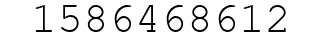 Number 1586468612.