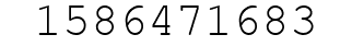 Number 1586471683.