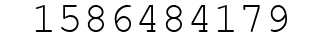 Number 1586484179.