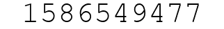 Number 1586549477.
