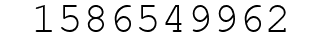 Number 1586549962.