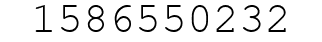 Number 1586550232.