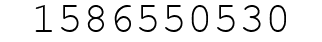 Number 1586550530.