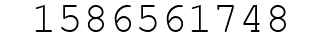 Number 1586561748.
